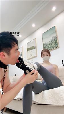 【楚楚】瑜伽女神S-运动鞋白袜踩踏踢踹 bf51233