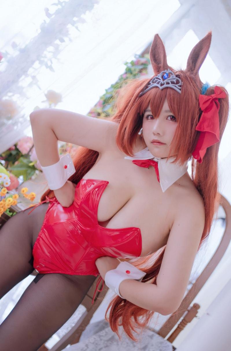 阿半今天很开心 赛马娘-大和赤骥兔女郎摄影作品