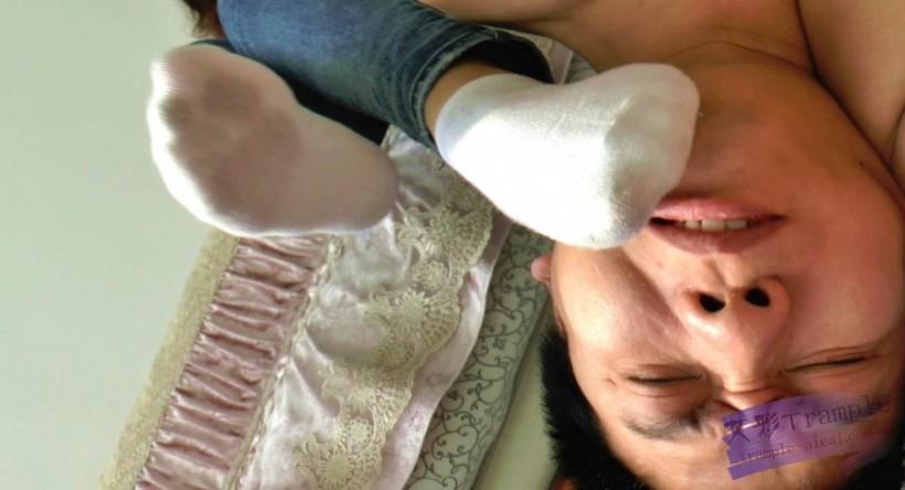 丝儿 原味白袜脚责罚脚奴