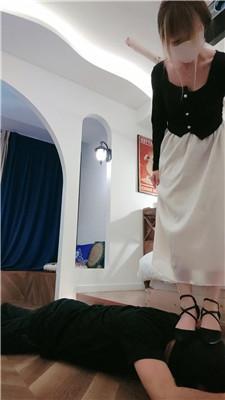 【淡颜】手铐捆绑-高跟凉鞋踩踏-抽耳光 JS250205-22