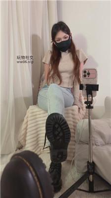 【夏桑】马丁靴脏白棉袜寸    250104-7