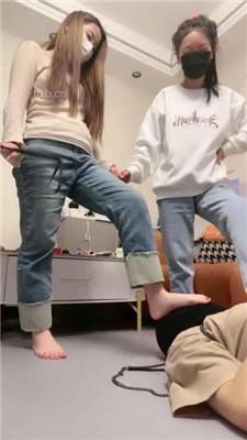 【九九女王】双S-带素人舍友玩虐出轨男友