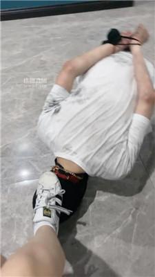 【妮妮大大】吞咽丝袜-贝壳头白袜踩-反绑踢踹 JS250523-30