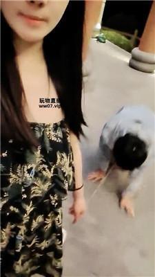 【苏晚】户外羞辱骚贱奴才【上】 JS250506-17