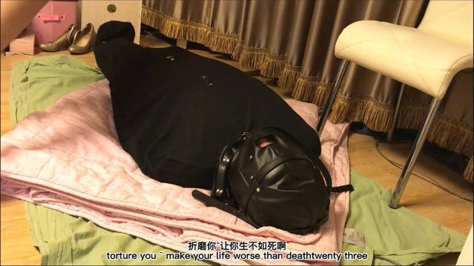 【婧児小主】JLY_W078婧児主人的束缚TJ 高跟全体重踩头 脚下猎物任我宰割 中英双字幕