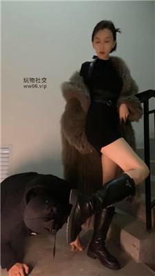 【冰卿】户外楼道长靴踩踏喂食 bf49335