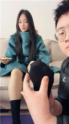 【埋汰】黑棉袜蹂躏踩踏 JS250210-31