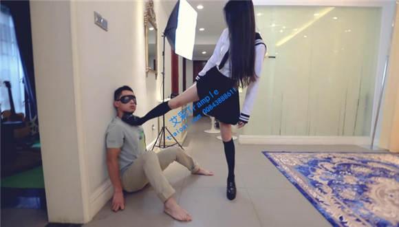 〖H.P.L栖心之栈〗—芷晴学生服踢裆