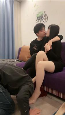 【思迁情侣】情侣主虐绿帽-伺候沐足/肉丝脚耳光/骑马转胯 JS250103-23