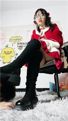 【广西木木】可爱小主长靴蹂躏 JS250211-6