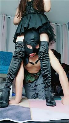 【美柠】骑马骑脖-长靴皮鞋胯下辱 JS250120-32