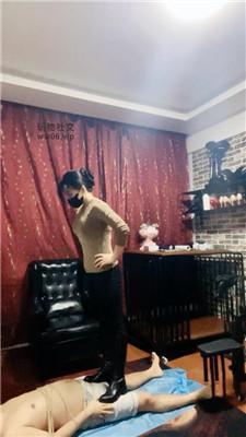 【冷颜】囚禁狗笼/五花大绑/强制加官窒息 JS250118-14