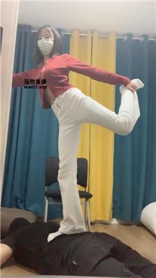 【拉面】拖鞋白袜踩踏气味辱 JS250309-36