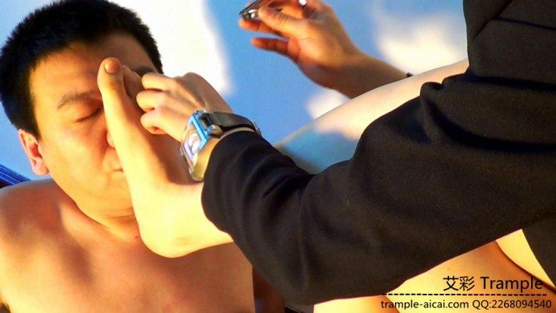 黑冰踩着脸喂脚趾甲 舔靴底