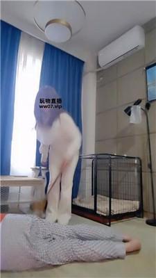 【魔鬼天使】囚禁狗笼-重度鞭打 JS250414-9