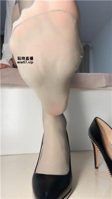 【酒鸽】吊带厚灰丝高跟    250427-5