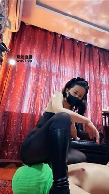 【冷颜】高跟长靴踩虐绿帽奴才 JS250329-5