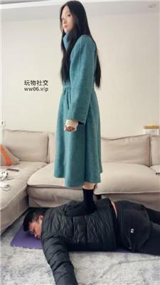 【埋汰】黑棉袜蹂躏踩踏 JS250210-31