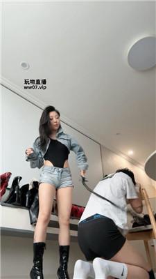 【莫吉托】车模S-高跟靴子踩虐踢踹 bf52303