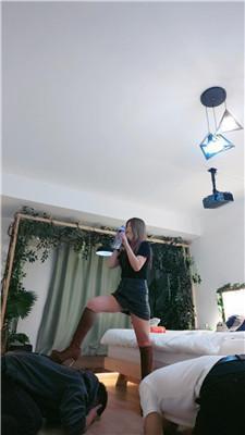 【淡颜】兄弟奴-高跟长靴踩踏/狠抽耳光 JS250124-4