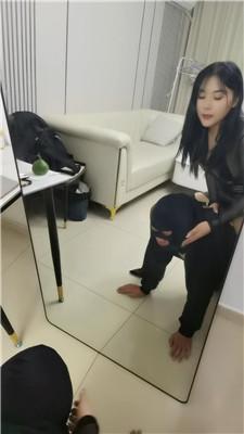 【乔伊】素人S-黑丝美腿镜前羞辱-【续集】双视角版 JS250315-28