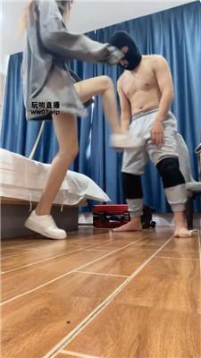 【沐沐大大】舔脏小白鞋/藤条鞭打 JS250308-1