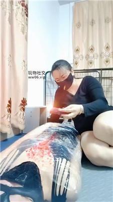 【东莞心魔】保鲜膜捆绑木乃伊滴蜡【双视角版】JS250218-11