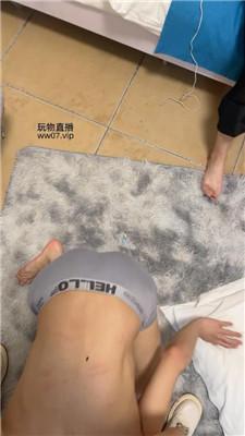 【白兔】双S-短靴白袜+玉足虐瘦狗 JS250303-8