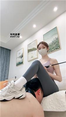 【楚楚】瑜伽女神S-运动鞋白袜踩踏踢踹 bf51233