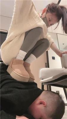 【阿月大王】瑜伽裤S-运动鞋/雪地靴-碾狗爪/踩头深喉