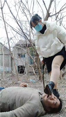 【沐颜】户外调-短靴玩虐惩罚跟踪狂【双视角版】 JS250104-52