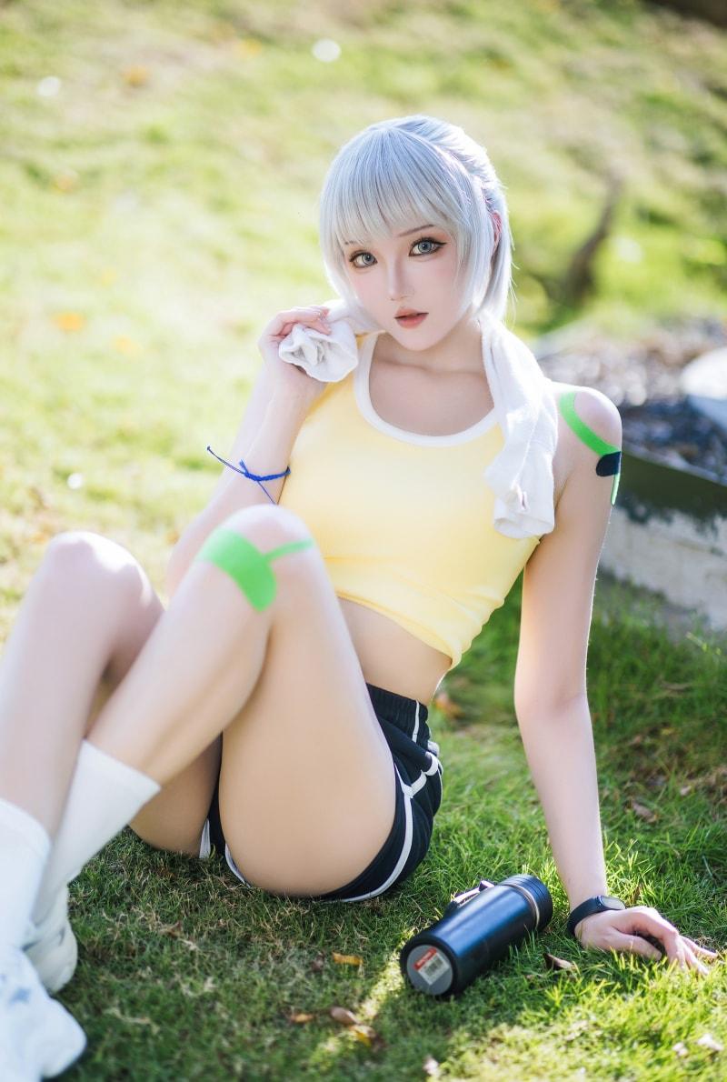 瓜希酱 灵笼-白月魁运动服-精美作品