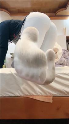 【萱子】厕奴瑜伽裤臭脏白袜    250114-17