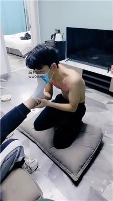 【莹】运动后原味鞋袜舔/滴蜡 JS250220-12