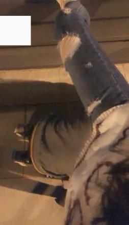 vivi,跨年夜车展遛狗