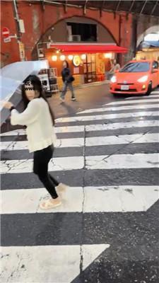 【玥樾】日本街头遛人形犬 JS250411-34