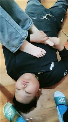 【九创】双S-囚禁狗笼-棉袜脚踩 JS250327-42