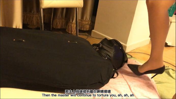 【婧児小主】JLY_W078婧児主人的束缚TJ 高跟全体重踩头 脚下猎物任我宰割 中英双字幕