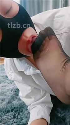 【楼遥】原味黑丝jio深喉插吐/喂口水