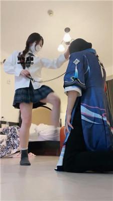 【优优sama】JK小主-全体重踩踏-伺候沐足 bf51196