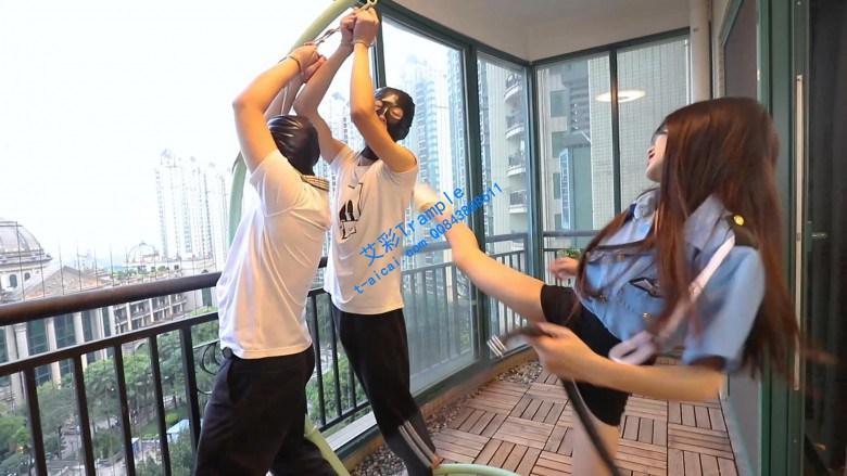 〖H.P.L栖心之栈〗—芷晴女警吊打俩犯人