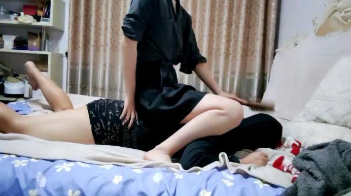 【小羊咩咩】骑马踩踏-强迫棉袜崇拜 JS250116-33