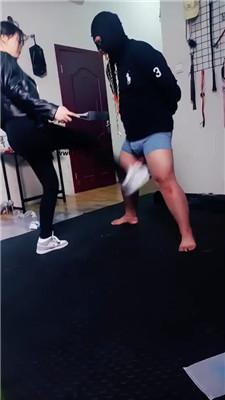 【鸿运双女团】3S-运动鞋蹂躏暴揍踩废物 JS250328-7