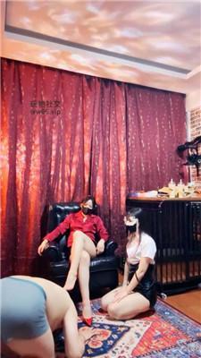 【冷颜】情侣奴-奴下奴-教女奴怎么虐狗 JS250304-24