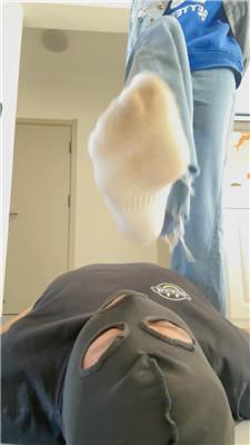 【美娜格格】运动后超臭原味白袜辱 JS250429-5