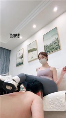 【楚楚】瑜伽女神S-运动鞋白袜踩踏踢踹 bf51233