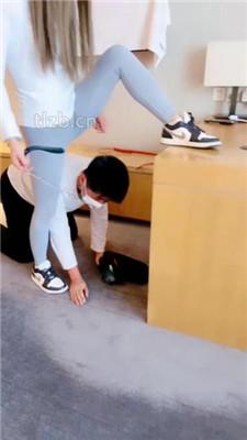 【梦涵】健身女神-暴力踢踹/鞭打/耳光/骑马/清理脏鞋