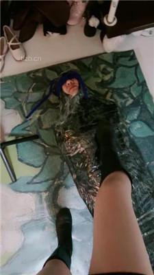 【叶子天津】木乃伊囚禁-长靴全体重踩踏-喝圣水口水