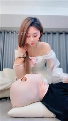 【一茶】漂亮主播S-高跟白色诱惑调