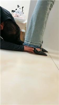 【语阳】狗舌清理脏鞋-高跟踩 JS250326-2